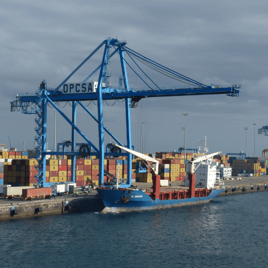 A secure Maritime & port industry with Superior Protection Services ensuring safety for a company in the maritime and ports industry.